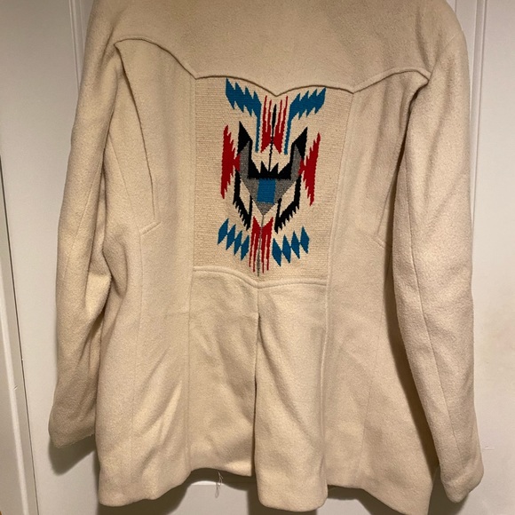 Vntg Golden Pioneer Wear Western Aztec Chimayo Jacket Blazer BUFFALO buttons - Picture 7 of 13